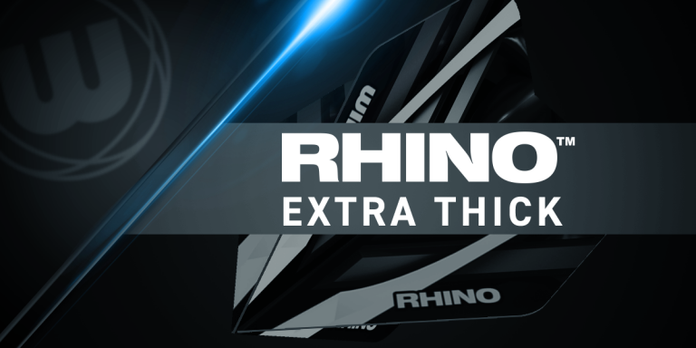 پر دارت 3 عددی نقره ای- قرمز winmau Rhino Extra Thick اصل