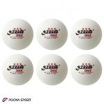 Three-star DHS ping pong ball, model D40, pack of 6 numbers