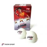 Three-star DHS ping pong ball, model D40, pack of 6 numbers