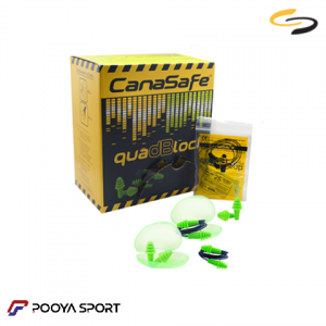 CanaSafe Earplug QuadBlock Corded With Case