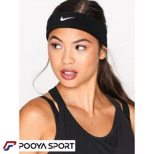 هدبند ورزشی حوله ای NIKE مشکی