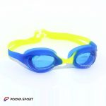 عینک شنا بچه گانه ژله ای دو بنده Zoto آبی- زرد