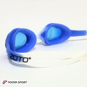 عینک شنا بچه گانه ژله ای دوبنده Zoto آبی- سفید