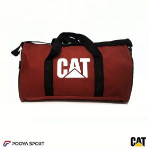 ساک ورزشی چرمی CAT دو رنگ سایز متوسط