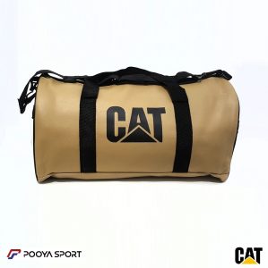 ساک ورزشی چرمی کاترپیلار CAT دو رنگ سایز متوسط