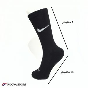 جوراب ورزشی حوله ای نایک Nike ساق متوسط مشکی