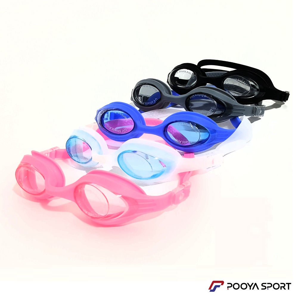 بررسی، قیمت و خرید عینک شنا ضد بخار سیلیکونی ZOTO 5900 پویا اسپرت