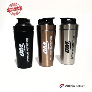 قمقمه و شیکر استیل ورزشی اوپتیموم نوتریشن ON اصل 0.75 لیتر