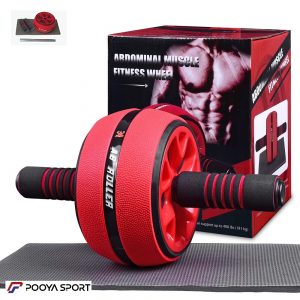 چرخ تمرین شکم کراس فیت پهن خارجی مدل Fitness Roller اصل