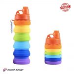 قمقمه تاشو سیلیکونی Silicone Water Bottle نیم لیتری