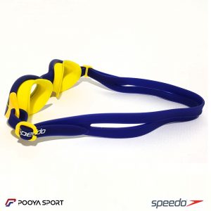 عینک شنا بچه گانه ژله ای رنگی اسپیدو Speedo سرمه ای- زرد