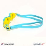 عینک شنا بچه گانه ژله ای رنگی اسپیدو Speedo فیروزه ای- زرد