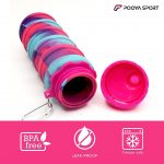 قمقمه تاشو سیلیکونی Silicone Water Bottle نیم لیتری (اصل)