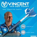 تیر دارت سوزنی حرفه ای تنگستن وینسنت winmau Vincent Van Der Voort 23 gr اصل