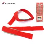 MERCURYAL padded lifting straps red – جفت بند لیفت حرفه‌ای برای مچ و دست