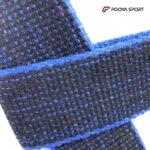 بند لیفت حرفه‌ای MERCURYAL مشکی-آبی برای ددلیفت، بارفیکس و لیفت‌های سنگین