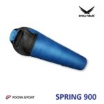 نمای داخلی کیسه خواب پر اسنوهاک SPRING 900 با لایه عایق پر طبیعی