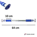 میله بارفیکس سه لول روکش‌دار سر بیضی نصب شده روی چارچوب با تحمل ۱۵۰ کیلو