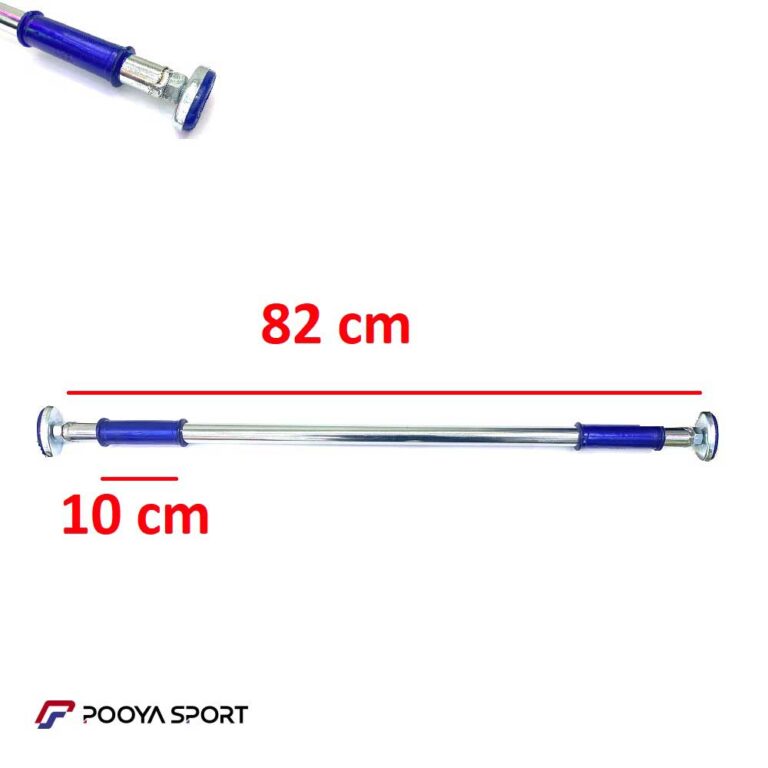 میله بارفیکس ساده تک لول استیل روکش دار سر بیضی