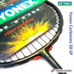 نمای نزدیک فریم کربنی راکت یونکس Carbonex 50