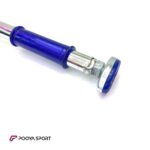 نمای نزدیک سر بیضی روکش‌دار میله بارفیکس ضد لغزش