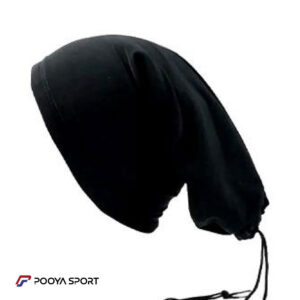 اسکارف زمستانی ساده مشکی داخل کرکی مردانه و زنانه