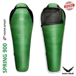 کیسه خواب پر اسنوهاک مدل SPRING 900 رنگ سبز – نمای کلی محصول
