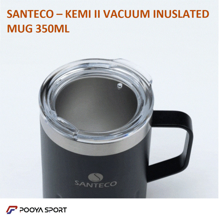 ماگ دو جداره استیل سانتکو اصل Santeco Kemi II 350 ml