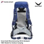 نمای پشت کوله پشتی اسنوهاک TIBET با سیستم تهویه Airflow