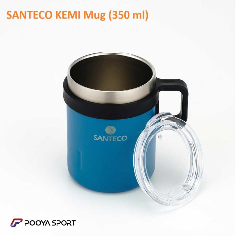 ماگ دو جداره استیل سانتکو اصل Santeco Kemi 350 ml
