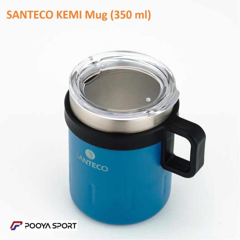 ماگ دو جداره استیل سانتکو اصل Santeco Kemi 350 ml