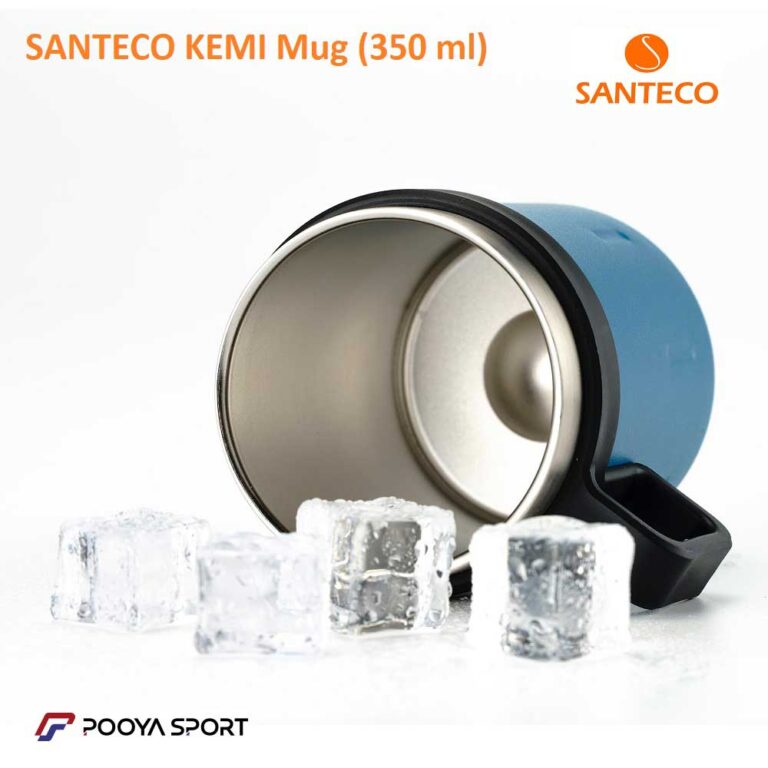 ماگ دو جداره استیل سانتکو اصل Santeco Kemi 350 ml