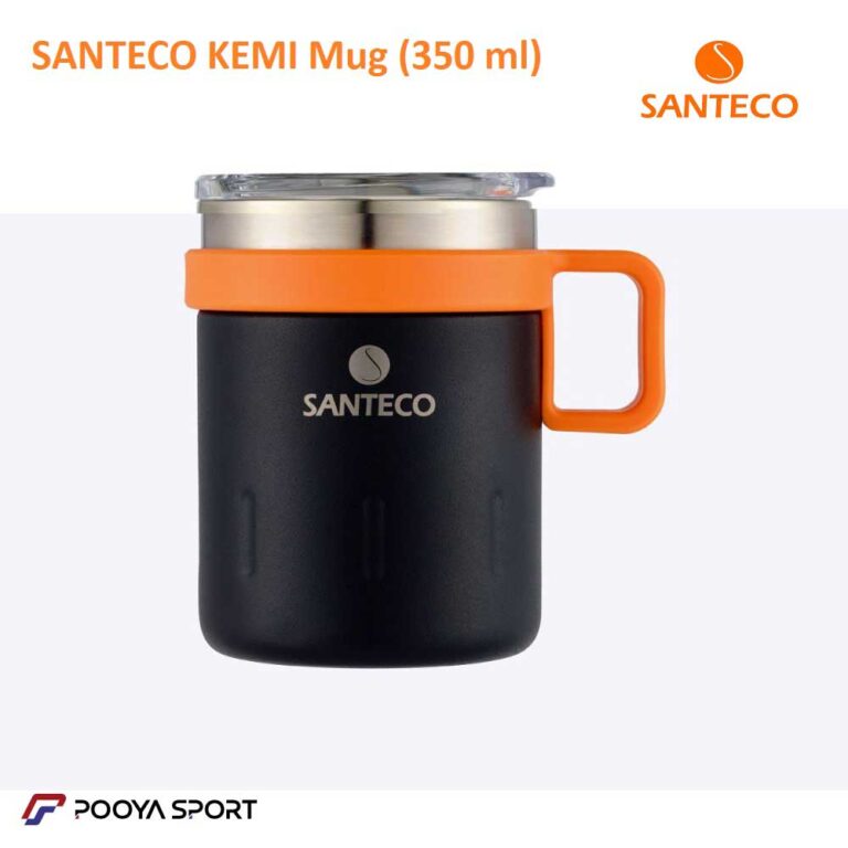 ماگ دو جداره استیل سانتکو اصل Santeco Kemi 350 ml