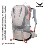 جیب‌های کناری و محفظه‌های کوله اسنوهاک 36 لیتری