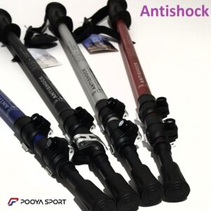 عصای کوهنوردی کلیپسی آنتی شوک Antishock (باتومی)