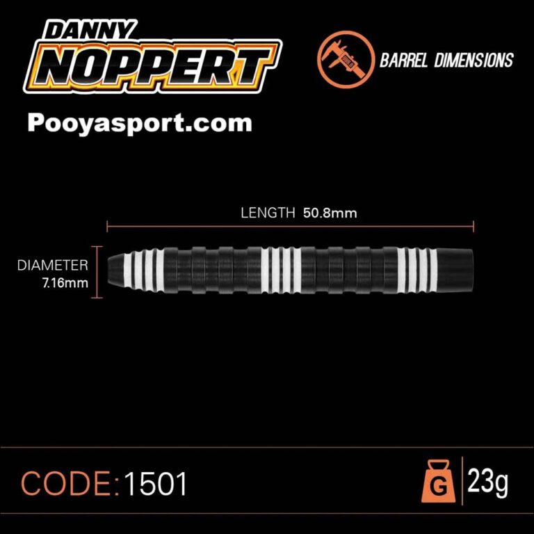 تیر دارت سوزنی حرفه ای تنگستن دنی نوپرت Winmau Danny Noppert 23 gr اصل