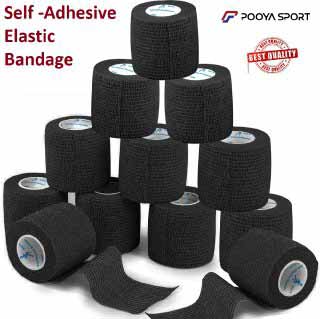باند و چسب ورزشی ضد آب آندر تیپ مچ دست و پا elastic bandage مشکی