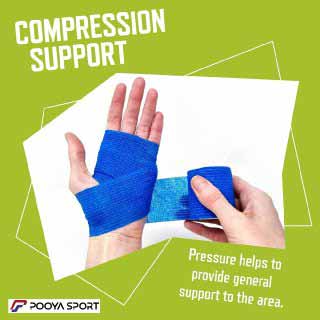 باند و چسب ورزشی ضد آب آندر تیپ مچ دست و پا elastic bandage چریکی