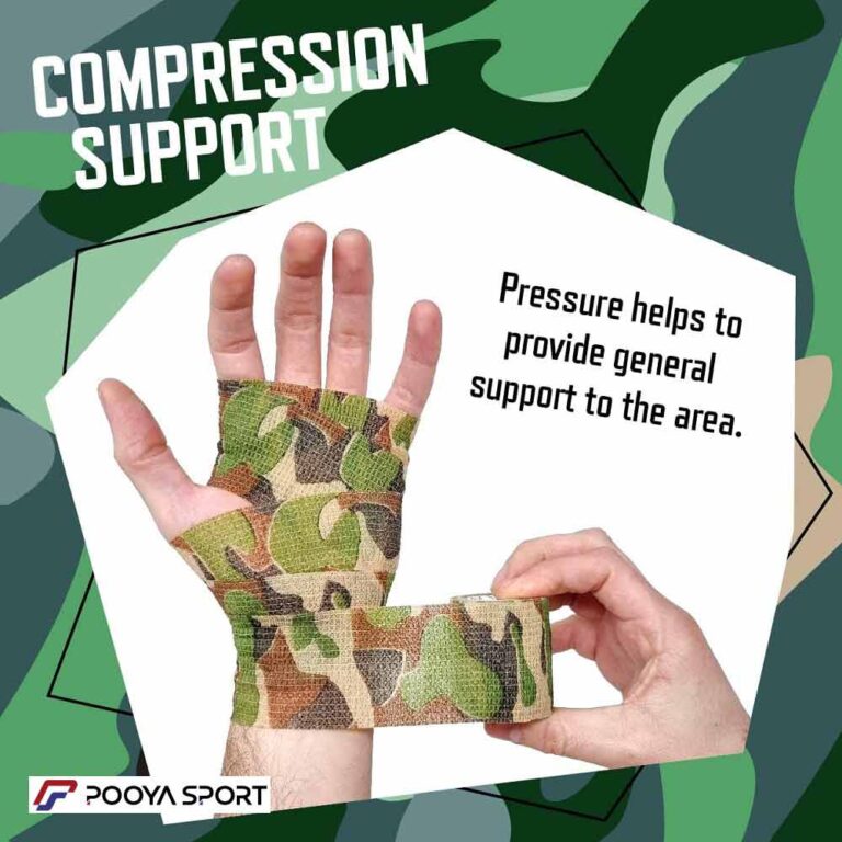 باند و چسب ورزشی ضد آب آندر تیپ مچ دست و پا elastic bandage چریکی