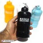 جا پودری و قرصی و فانل پروتئین ورزشی MUSCLE وارداتی 3 طبقه