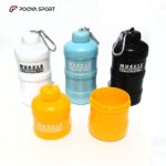 جا پودری و قرصی و فانل پروتئین ورزشی MUSCLE وارداتی 3 طبقه