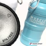 جا پودری و قرصی و فانل پروتئین ورزشی MUSCLE وارداتی 3 طبقه