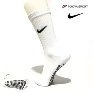 جوراب ورزشی استپ دار حوله ای نایک Nike ساق متوسط سفید