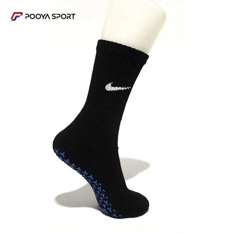 جوراب ورزشی استپ دار حوله ای نایک Nike ساق متوسط مشکی