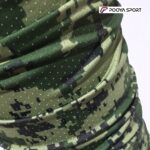 دستمال سرو گردن اسکارف خارجی adventure سوزنی طرح استتار سبز
