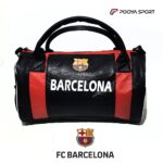 ساک ورزشی چرم بارسلونا Barcelona سایز متوسط