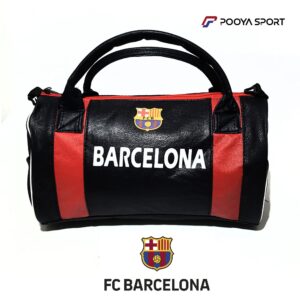 ساک ورزشی چرم بارسلونا Barcelona سایز متوسط
