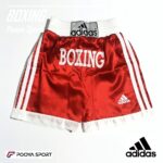 شلوارک بوکس طرح آدیداس adidas | قرمز/سفید