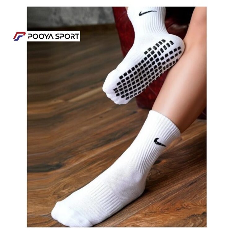 جوراب ورزشی استپ دار حوله ای نایک Nike ساق متوسط سفید