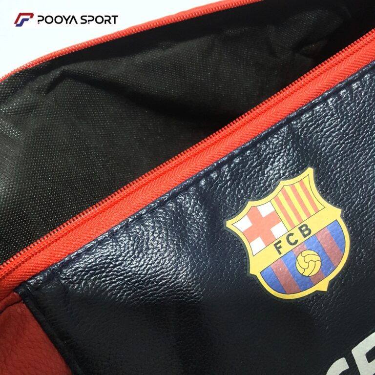 ساک ورزشی چرم بارسلونا Barcelona سایز متوسط